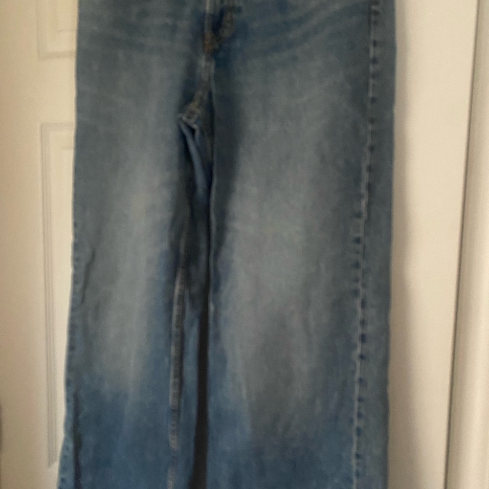 H&M Denim Blue Wide Leg Jeans